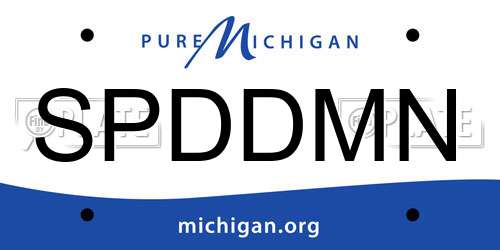 SPDDMN Michigan License Plate