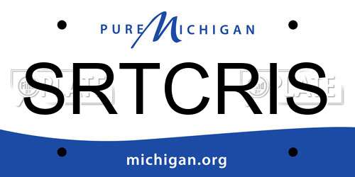 SRTCRIS Michigan License Plate
