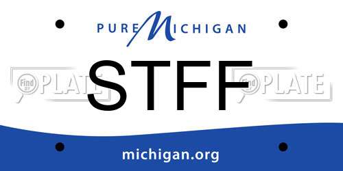 STFF Michigan License Plate