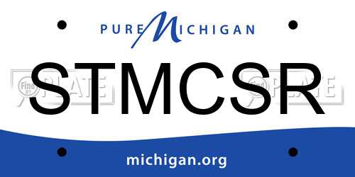 STMCSR Michigan License Plate