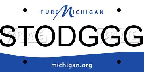 STODGGG Michigan License Plate