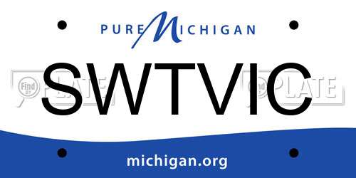 SWTVIC Michigan License Plate