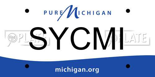SYCMI Michigan License Plate