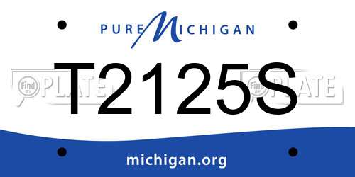 T2125S Michigan License Plate