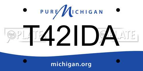 T42IDA Michigan License Plate