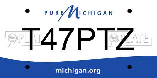 T47PTZ Michigan License Plate