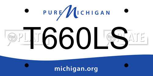 T660LS Michigan License Plate