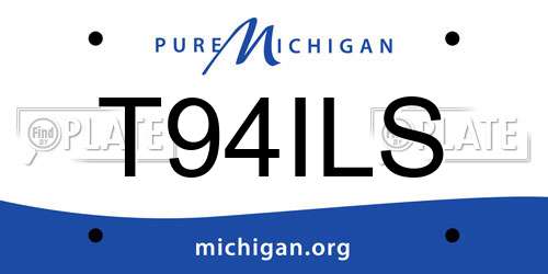 T94ILS Michigan License Plate