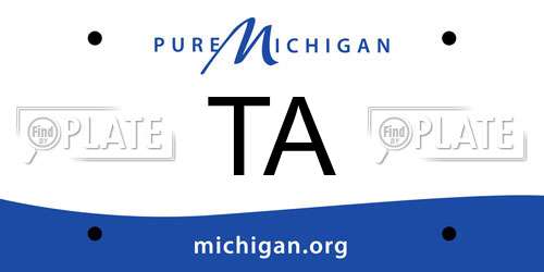TA Michigan License Plate