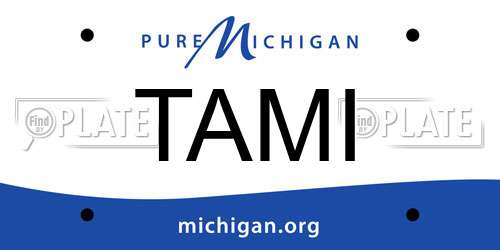 TAMI Michigan License Plate