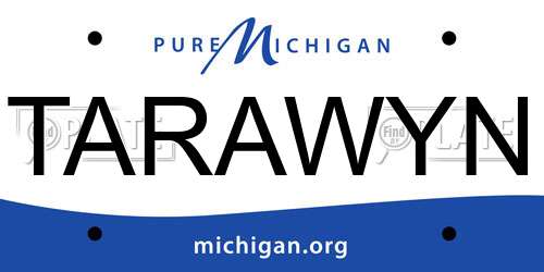 TARAWYN Michigan License Plate