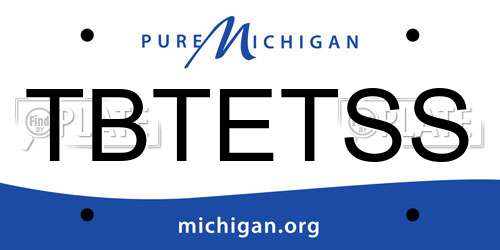 TBTETSS Michigan License Plate