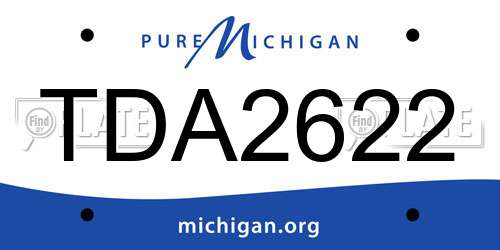 TDA2622 Michigan License Plate
