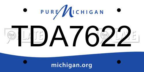 TDA7622 Michigan License Plate