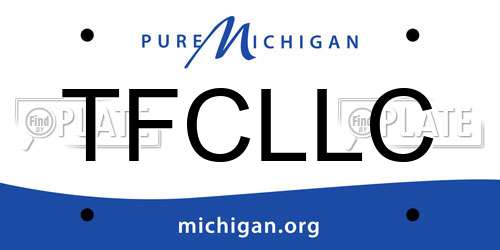 TFCLLC Michigan License Plate