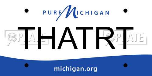 THATRT Michigan License Plate