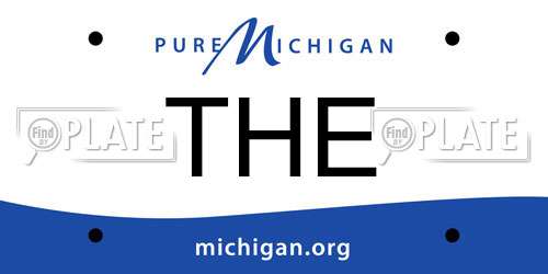 THE Michigan License Plate