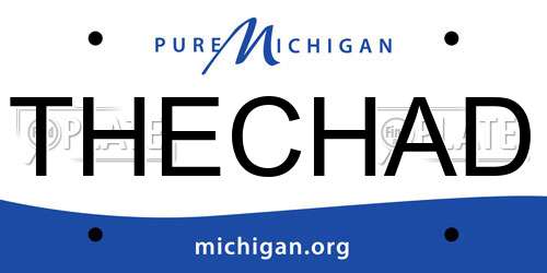 THECHAD Michigan License Plate