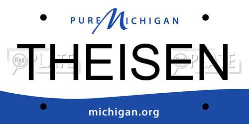 THEISEN Michigan License Plate