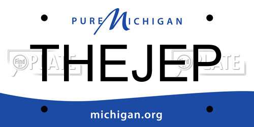 THEJEP Michigan License Plate