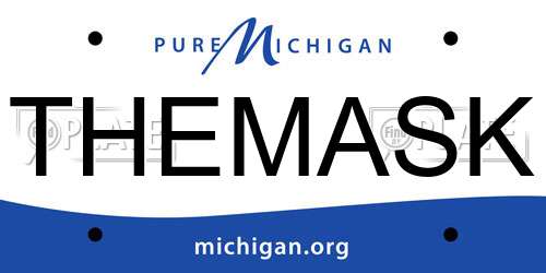 THEMASK Michigan License Plate