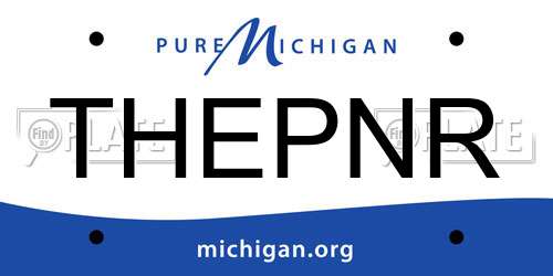THEPNR Michigan License Plate
