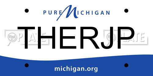 THERJP Michigan License Plate