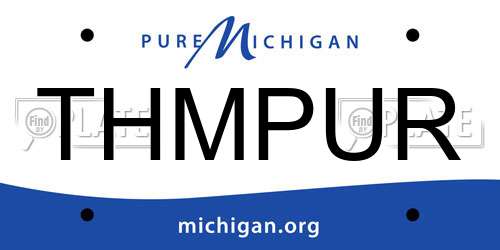 THMPUR Michigan License Plate