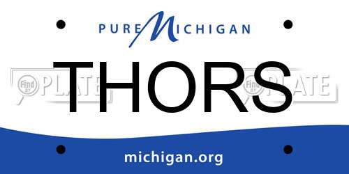 THORS Michigan License Plate