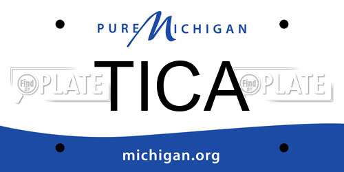 TICA Michigan License Plate