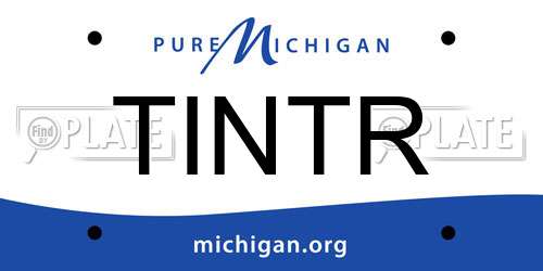 TINTR Michigan License Plate