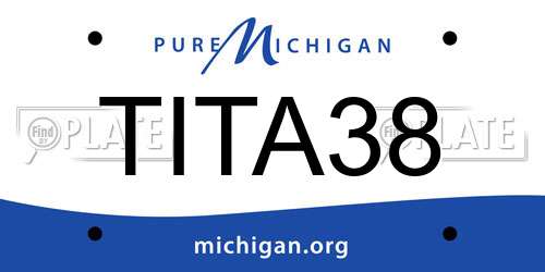 TITA38 Michigan License Plate