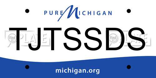 TJTSSDS Michigan License Plate