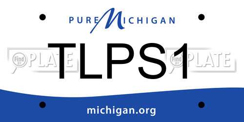 TLPS1 Michigan License Plate