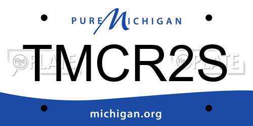 TMCR2S Michigan License Plate
