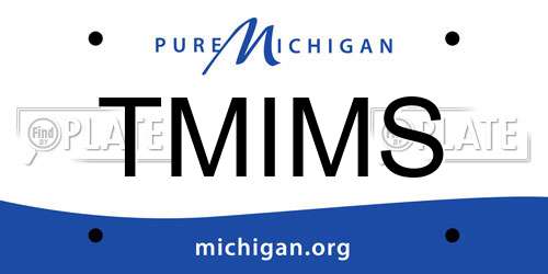 TMIMS Michigan License Plate