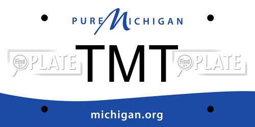 TMT Michigan License Plate