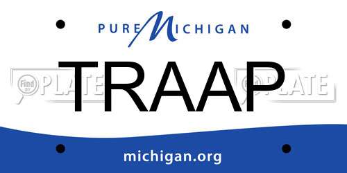 TRAAP Michigan License Plate