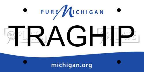 TRAGHIP Michigan License Plate