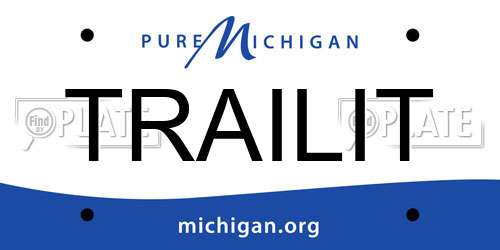 TRAILIT Michigan License Plate