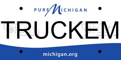 TRUCKEM Michigan License Plate