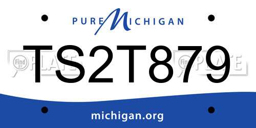 TS2T879 Michigan License Plate