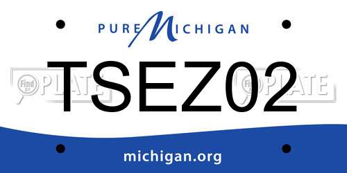 TSEZ02 Michigan License Plate