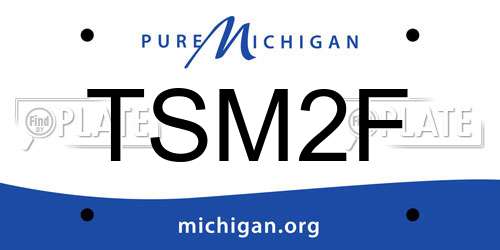 TSM2F Michigan License Plate