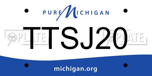 TTSJ20 Michigan License Plate