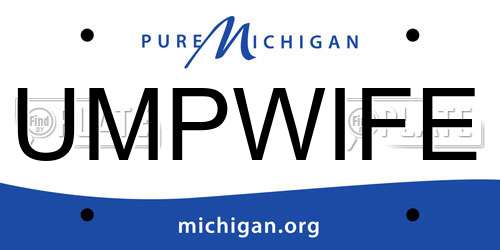 UMPWIFE Michigan License Plate