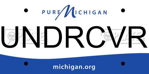 UNDRCVR Michigan License Plate
