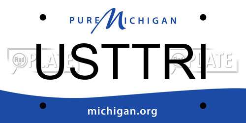 USTTRI Michigan License Plate