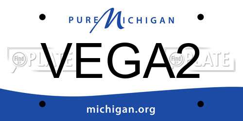 VEGA2 Michigan License Plate