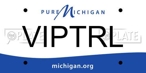 VIPTRL Michigan License Plate